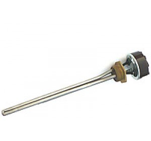 Комплект ТЭН радиаторный 2000W, нерж, D33, G1", правая резьба, L450мм, 220V + стержневой термостат, Р20ТП